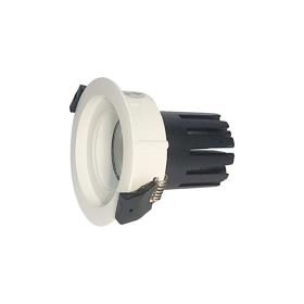 DM202751  Beppe 15 Powered by Philips 15W 1350lm 3000K 24° Engine, 350mA, White,Stepped Fixed Recessed Spotlight,IP20.